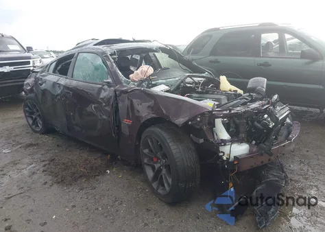 2021 Dodge Charger Scat Pack Rwd из США, поврежденный, VIN 2C3CDXGJ8MH578006